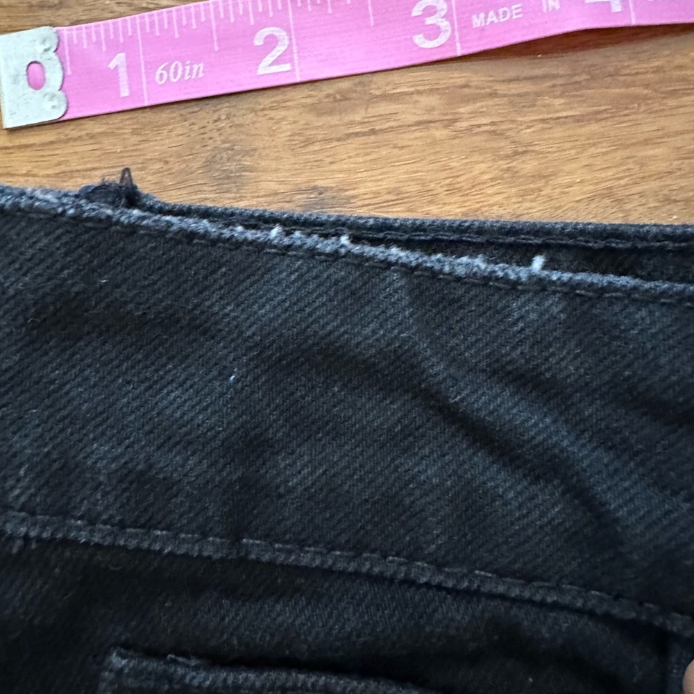 H&M Black Jean Shorts Size 2 NWT - Picture 4 of 8
